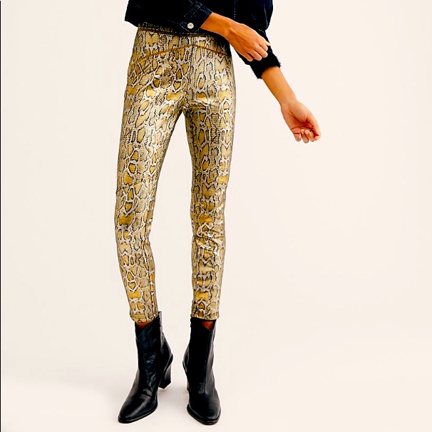 Python Vegan Skinny Pants
